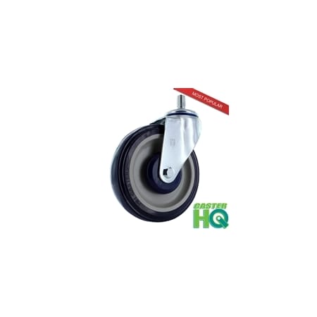 Casterhq PAndH CASTERS, 5" SHOPPING CART FRONT SWIVEL CASTER Z30C154CLDE